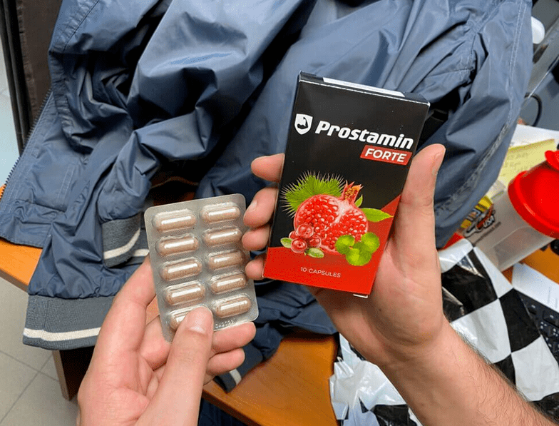 Csomag megérkezése Prostamin Forte-tel